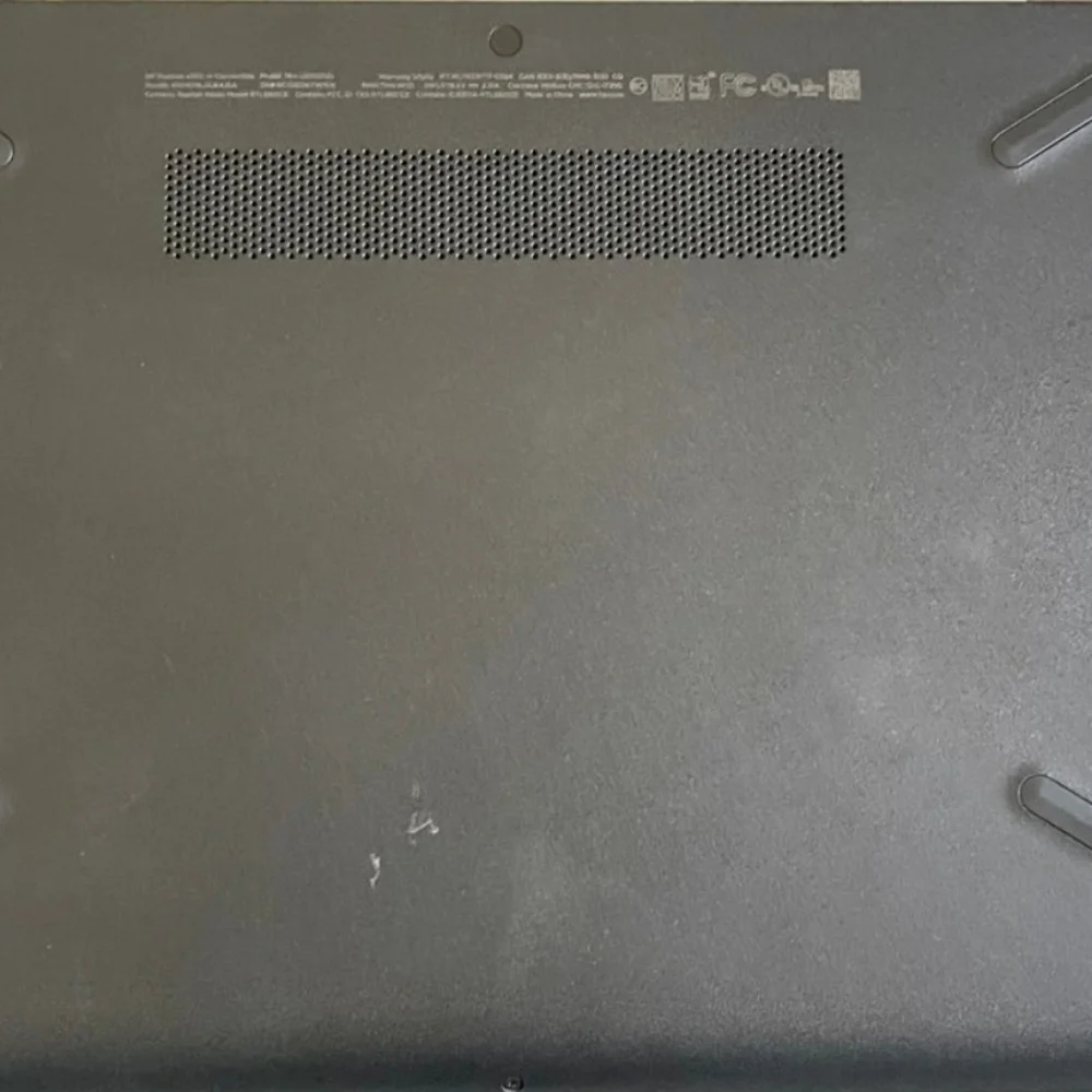 HP Silver and Black Laptop